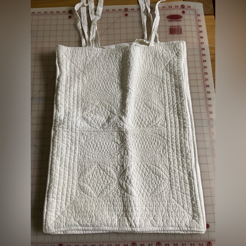 White quilted sham set of two